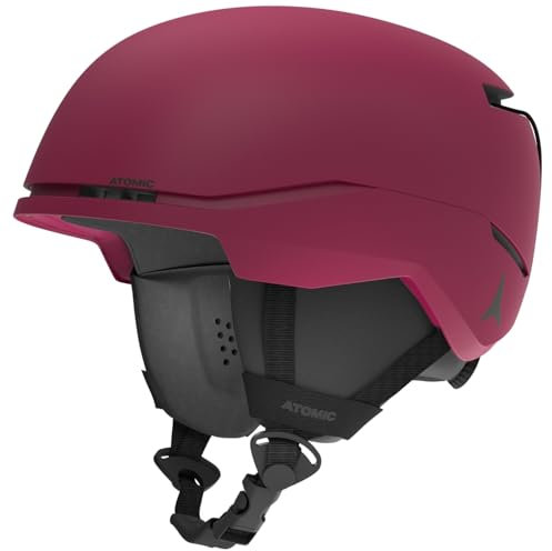 ATOMIC FOUR JR Skihelm für Kinder & Jugendliche - Rot - Größe XS - Max. Sicherheit bei Aufprällen - Innovatives Belüftungssystem - Kopfumfang 48-52 cm