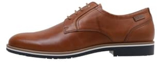Pikolinos Zapatos Cordones en Cuero Leon para Caballero Color Brandy