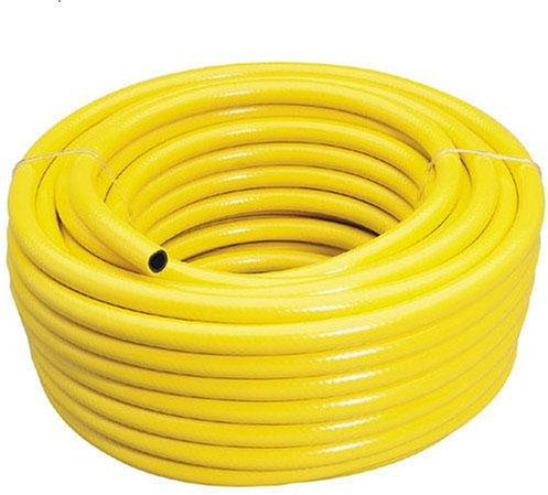 EliteKoopers 100Meter Yellow Hose Pipe 12MM Diameter,Garden Hose Pipe Reinforced Braided PVC Watering Hosepipe Reel