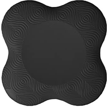 Knieschoner Yoga Knie Pads Multifunktionale Balance Support Pad Yoga Knie Pad Ellbogen Hände Handgelenk Kissen for Fitness Yoga Übung Sport Volleyball Knieschoner (Color : Black, Size : 2Pcs)