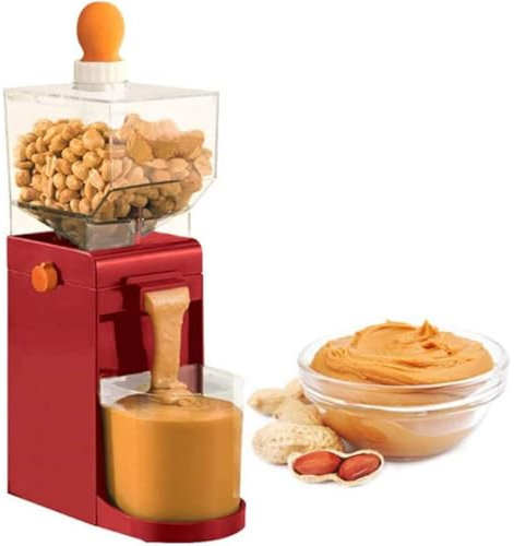 Macchina elettrica per Burro di Arachidi, impastatrice per Burro di Arachidi da 500 ml, 120 W Macinazione per Cereali Antiscivolo di Grandi Dimensioni per Cottura Piccola, per anacardi, mandorle