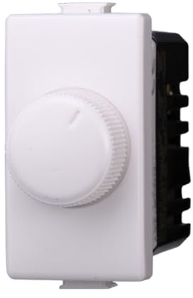 Dimmer, regolazione 100W-1000W, Moduli Bianchi, Compatibile Con BTicino Living, frutti, interruttori, pulsanti, deviatori, dimmer, sensori, PIR, buzzer, Per Placche originali e compatibili