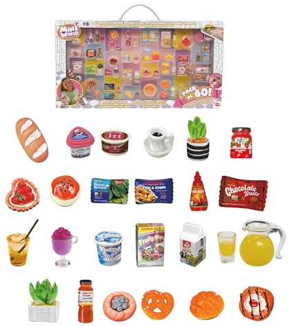 Bizak Mini World 64502003 Lot de 60 Accessoires de Cuisine à Collectionner + 6 Ans