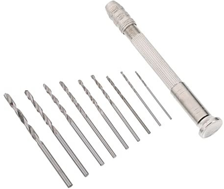 DIYEAH Brocas Helicoidales Manuales Para Joyería Taladro Manual Diy Con Brocas Para Moldes De Resina Herramientas De Precisión Para Trabajos Manuales
