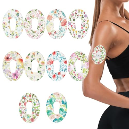 10 Stück Dex G7 Pflaster, blutzuckermessgerät zubehör, Wasserdichte Fixierpflaster,Transparentes Premium, Fixierung und Hautfreundlicher, Kontinuierlicher Glukosemonitorschutz für 10 Tage Aufkleber