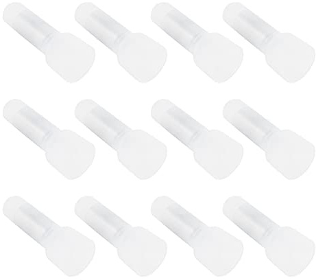 YWBL-WH Kit di Cappucci a Crimpare in Nylon per Terminale Chiuso da 1000 Pezzi per CE1 CE2 CE5, Connettori Trasparenti Ignifughi per Progetti Elettrici Industriali Marini Automobilistici (CE2)