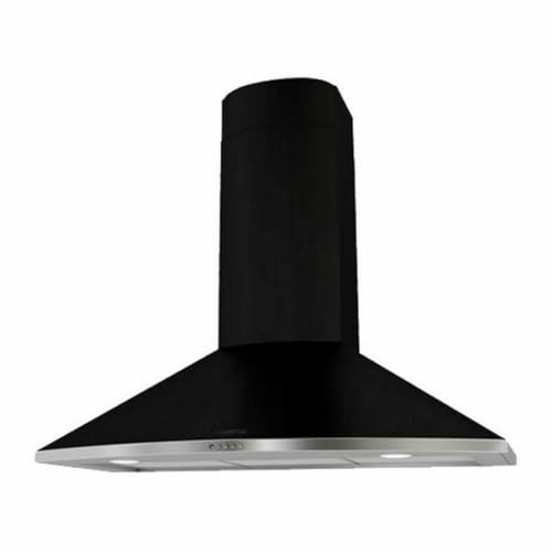 Mepamsa Tender H 70 V2 Decorative Wall Mounted Cast Iron Cooker Hood - Black - 28W - 3 Speed Settings