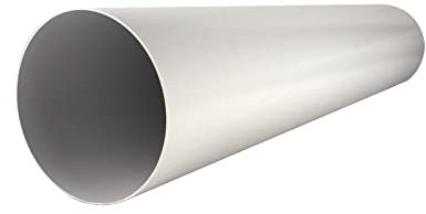 Tubo di ventilazione, Ø 150 mm, lunghezza 1 m, in plastica, rotondo