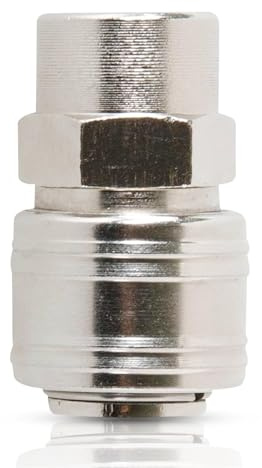Dapetz ® Euro Air Line Fitting Quick Release Push Fit for Compressor Air Hose 1/4 BSP Female Thread