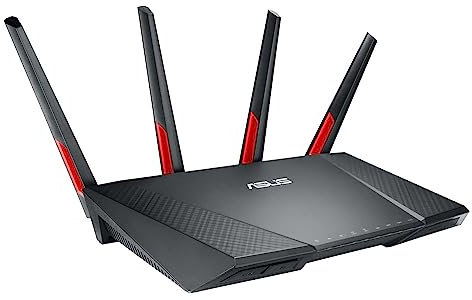 ASUS DSL-AC68VG Router INALAMBRICO 2300MB Doble Banda (2,4 GHz / 5 GHz) GIGABIT ETHERNET Negro