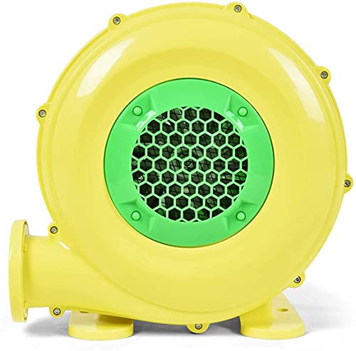 RELAX4LIFE Gebläse Hüpfburg, Luftgebläse 350W, 220-240V, Elektrische Gebläse mit großem Boden und Luftöffnung, Dauergebläse mit langem Netzkabel, für aufblasbare Spielzeuge (580m³/H 1500Pa)