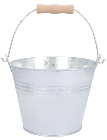 Cabilock Mini Eimer Verzinkte mit Griffen: 2st Mini Blumentopf Garten Container Kleine Metalleimer Dekorativen Töpfen Drinnen und Draußen für Votivkerzen Schmuckstücke