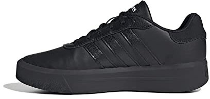 adidas Women's Court Platform Shoes, Core Black/Core Black/Cloud White, 6 UK