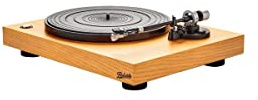 Roberts Stylus – Montage Simple, Tourne-Disque Vinyle Haute fidélité Classique avec préampli commutable, chêne Clair