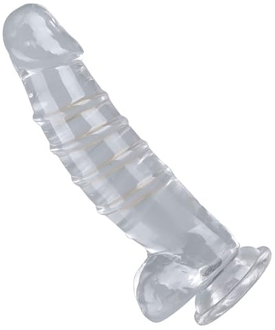 BDSMLOVE Consolador transparente, consoladores, consolador con ventosa, consolador anal, consolador gigante, consolador grande, consoladores anales para hombres (XL)