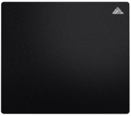 Lovicool Mouse Pad Gaming Rectangular-Ultra-Smooth Surface,Tempered Glass Mousepad XL(450mm*400mm)-Noise Non Slip Design,Impact & Scratch Resistant-Black