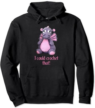 Toller Drache, den könnte ich häkeln Pullover Hoodie