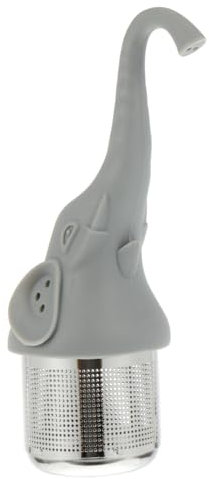 Alipis Tea Elephant Shape Tea Strainer Stainless Steel Filter Travel Steeper Infuser Leaf Infuser Straining Tool Strainers for Loose Sieve