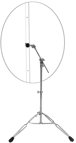 Drum Shield, 30 inch - 4 Pack Crystal Clear Acrylic Drum Kit Baffle, drum cage, Muffles Live Recording Standard Mounting on Cymbal Stand, Performance Sound Shield (30 inch - 4 Pack)