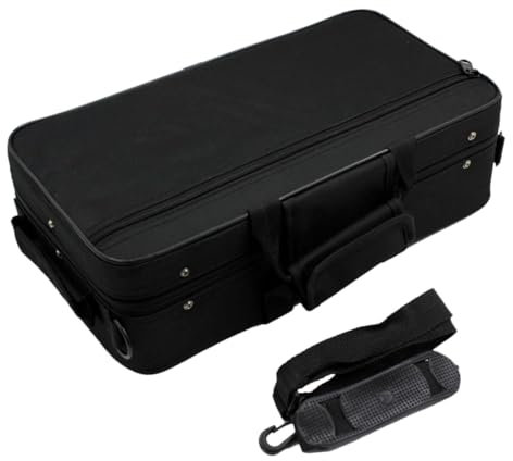 QUMIIRITY Klarinetten-aufbewahrungsbox Mit Verstärktem Innenpolster Geräumigem Innenraum Für Klarinette Und Zubehör Schlichtem Und Modernem Design Für Flexiblen Transport