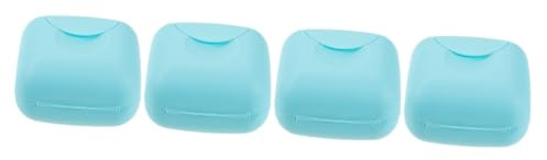 Baluue 4pezzi Coppette Mestruali e Portatile Custodia Per Organizzatore Per Accessori Femminili Colore Blu