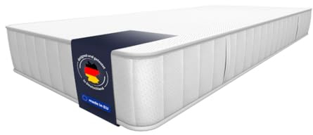 Weltbett „Omega“ Hybrid Schaum Matratze 80x200cm Härtegrad H3/H4 18cm Höhe | Wendematratze, für alle Körpertypen in allen Schlafpositionen entwickelt