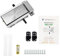 Cerradura Invisible de Seguridad con 2 Control Remoto, Control Remoto inalámbrico Lock Cerradura Inteligente Hogar Hotel Apartamento Smart Home Control de Acceso Sistema de Seguridad