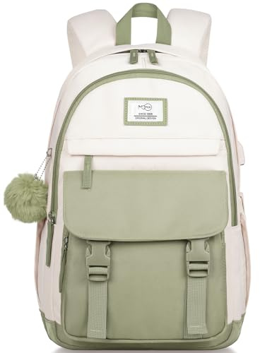 MOMUVO Rucksäcke für Teenagerinnen & Frauen,Laptop-Schulrucksack | Niedlicher College-Rucksack für Schülerinnen & Studentinnen