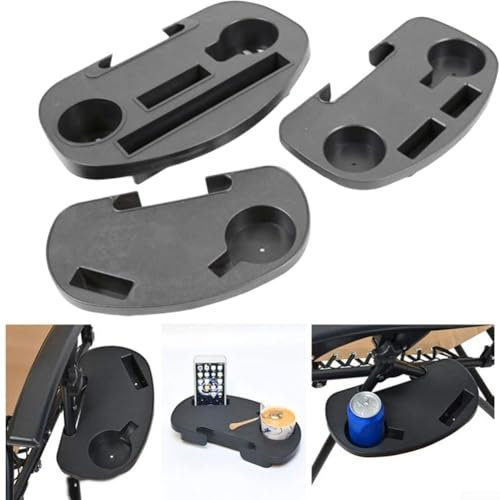 Portabicchieri da esterno per sedie in materiale plastico resistente alle intemperie (3)