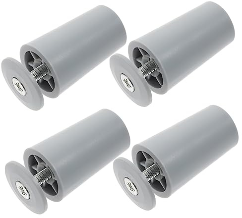 CAXUSD Topes para Cortinas Enrollables y Persianas Verticales 4 Piezas Gris Repuestos De Persianas Fácil Instalación Accesorios para Ventanas