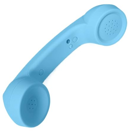 Qooplu Auricolare Per Cellulare,Retrò Senza Fili Portatile Ricaricabile | Dispositivo Per Telefono Cellulare USB E Telefono Fisso,Per Lato Scrivania Soggiorno Scuola Casa Ospedale Fisso Anziani
