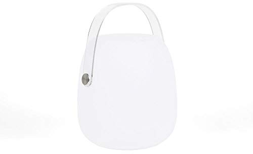 Lumineo JLE3887004 Lanterna LED Porcellana, Bianco