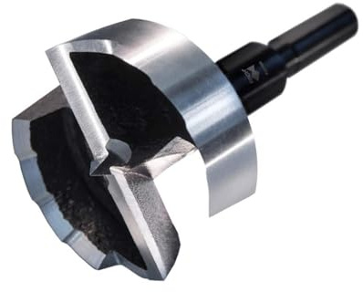 Black Shark Pro Forstnerbohrer Ø 40 mm, Länge 88 mm, Schaft 10 mm mit 3 Flächen