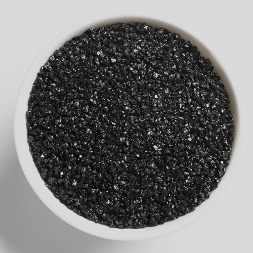 Boniosz 2.5 libras de arena negra para suculentas y cactus, decoración y aditivo, piedras pequeñas, grava para bonsái, jardinería de hadas, terrario, rellenos de jarrones