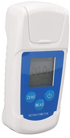 Rifrattometro Digitale 0‑55%, Rifrattometro con Compensazione Automatica della Temperatura Flagfront, Tester del Liquido di Raffreddamento per Misurare il Contenuto di