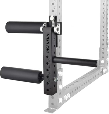 RISANXUN Leg Extension & Curl Machine - Adjustable Leg Trainer for Muscle Building, Suitable for 26mm Column Aperture - Max Load 600lbs