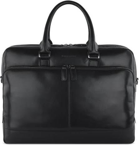 bugatti Romano Aktentasche groß mit einem 15 Laptopfach aus hochwertigem Leder