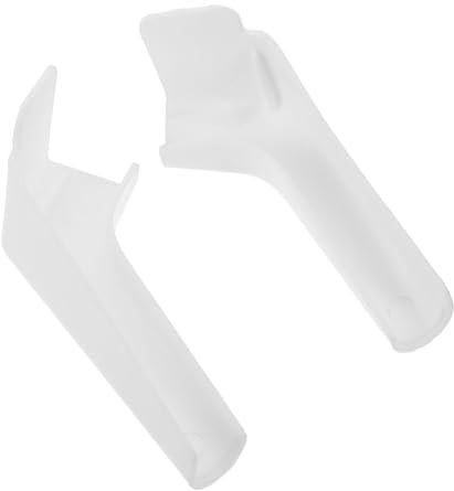 VINTORKY Wohnmobil Regenrinnen Ausläufe 2 Stück Links Rechts Witterungsbeständiger Kunststoff Weiß Dachablauf Für Wohnmobile Optimierter Wasserabfluss Einfache Montage