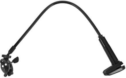 Beatifufu Haartrocknerständer für Haustierfön Verstellbare Halterung aus Abs und Aluminium in Schwarz Stabiler Halter für Tierhaartrockner Geeignet für Heimgebrauch und Professionelle