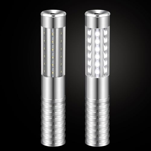 2 Stück LED Stroboskop Taktstock Licht Wiederaufladbare Flasche Service Sparklers Stick Wiederverwendbare Champagnerflasche Handheld LED für Club Bühne Nachtclub Party Konzert Event Bar Outdoor -