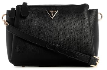 GUESS Noelle II Tri Comp Crossbody Bag Black