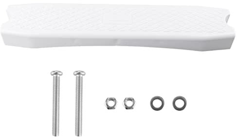 Segrehy Non Slip White Plastic Ladder Pedal Replacement Accessory for Hot Spring Spa Swimming Pool Durable and Safe Pedal with Large Area and Easy Installation Made of High Quality