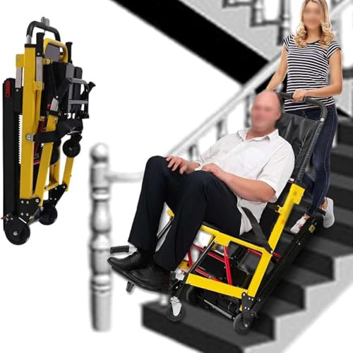 DGHKB Elektrische Rollstühle,Elektrischer Treppenlift-Rollstuhl Für Ältere Menschen,Mobiler Treppenlift,Treppensteiger Elektrisch,Treppe A