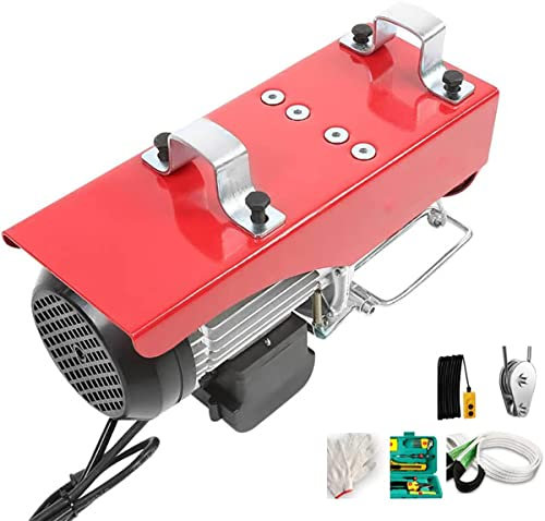 SRFTT Paranco Elettrico da 1500 W-2000 W, paranco Elettrico con Telecomando, paranco Elettrico da 300 a 1000 kg, Carrello elevatore Elettrico con Attrezzi di Sollevamento