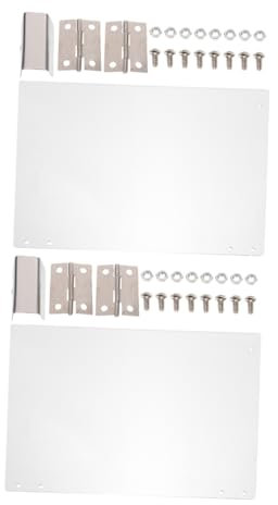 GLEAVI 2pcs Commercial Popcorn Machine Door Panel Replacement Parts Thickened Pvc Protective Baffle 36.3x21.5cm for Household Popcorn Maker Essential Accessory for Home Party Use