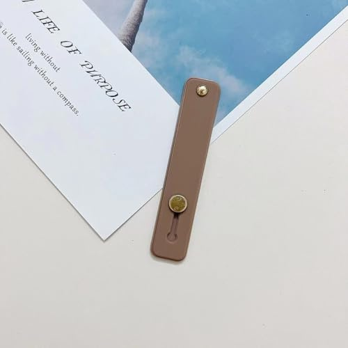 Anybase Phone Grip Holder, Phone Grip Tape, Retractable Finger Strap, Fits Most Smartphones, Denim Grey Blue