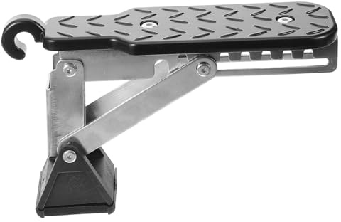 GALPADA Gradino Portiera Auto Lega Alluminio Antiscivolo Scala Salita per Accesso Tetto Auto Design per Vari Modelli Facile Installazione e Sicurezza Rafforzata