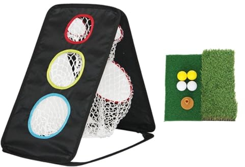 Tillbehör för golfträning, Pop Up med matta golfträningsnät Måltillbehör och träningsspelutrustning Golfträningstillbehör
