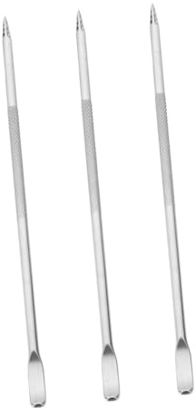 Veemoon Penna per Latte Art in Acciaio 304 Set da 3 Agitatori per Cocktail e Bastoncini per Mescolare caffè Cappuccino Strumento per Casa e Bar Portatile