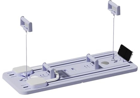 Pilates Reformer - Trainingsgerät | Bauchmuskeltrainer für Core und Bauch - für Frauen, Fitnessstudio, Schlafzimmer, Zuhause, Indoor, Arbeitsplatz, Garage, Wohnung und Hotel